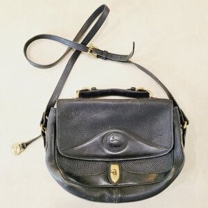 Dooney & Bourke Black Leather Crossbody Bag